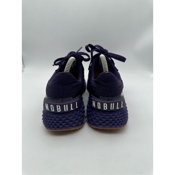 NOBULL Plum Purple Knit Training Shoes Women Size 8 US 7 UK 41 EUR Gum Sole - Picture 4 of 6